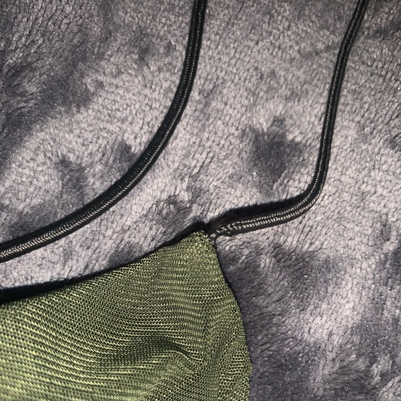 Gorgeous Olive Green Mesh Maxi Dress - Picture 4 of 5